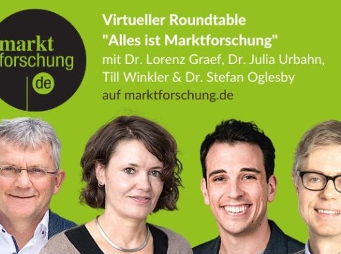 Virtueller Roundtable "Alles ist Marktforschung" auf marktforschung.de